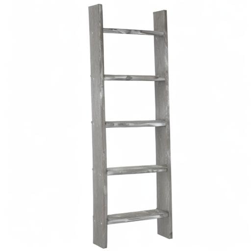 MyGift ladder with decor items showing styling and organization use