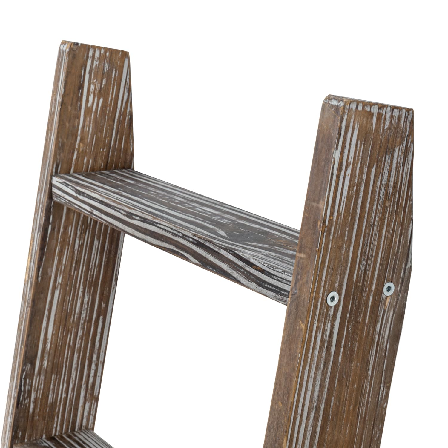 MyGift weathered finish and label close-up highlighting rustic look
