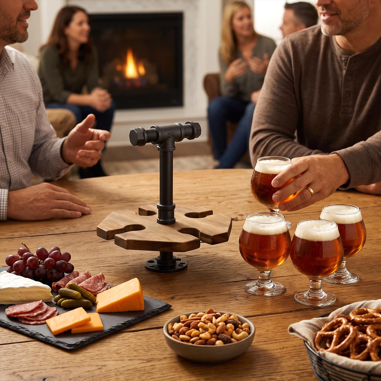 MyGift serving in use at party illustrating seamless guest circulation