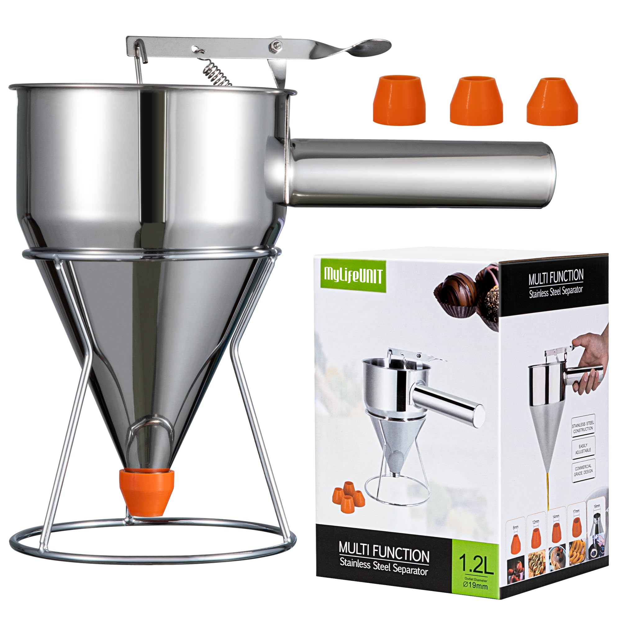MyLifeUNIT front view dispensing pancake batter for fast portioning