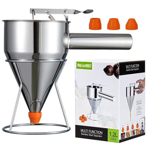 MyLifeUNIT front view dispensing pancake batter for fast portioning