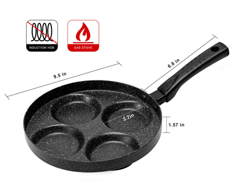 MyLifeUNIT spatula lifting an egg from cavity demonstrating no-stick clean removal