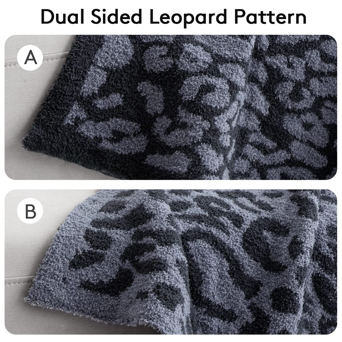 MH MYLUNE HOME folded throw on sofa adding cozy warmth and stylish leopard accent