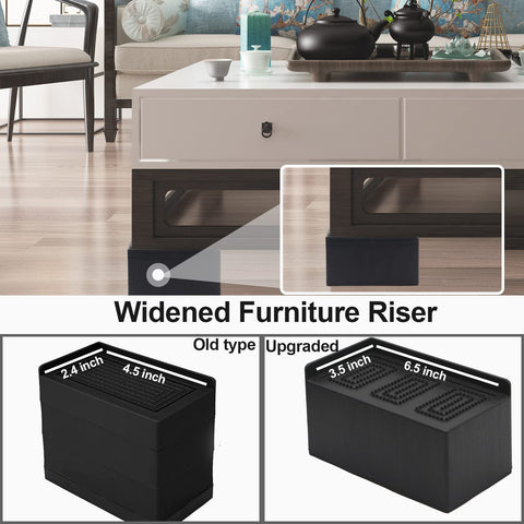 MYMULIKE L-shaped opening with furniture leg seated for secure fit