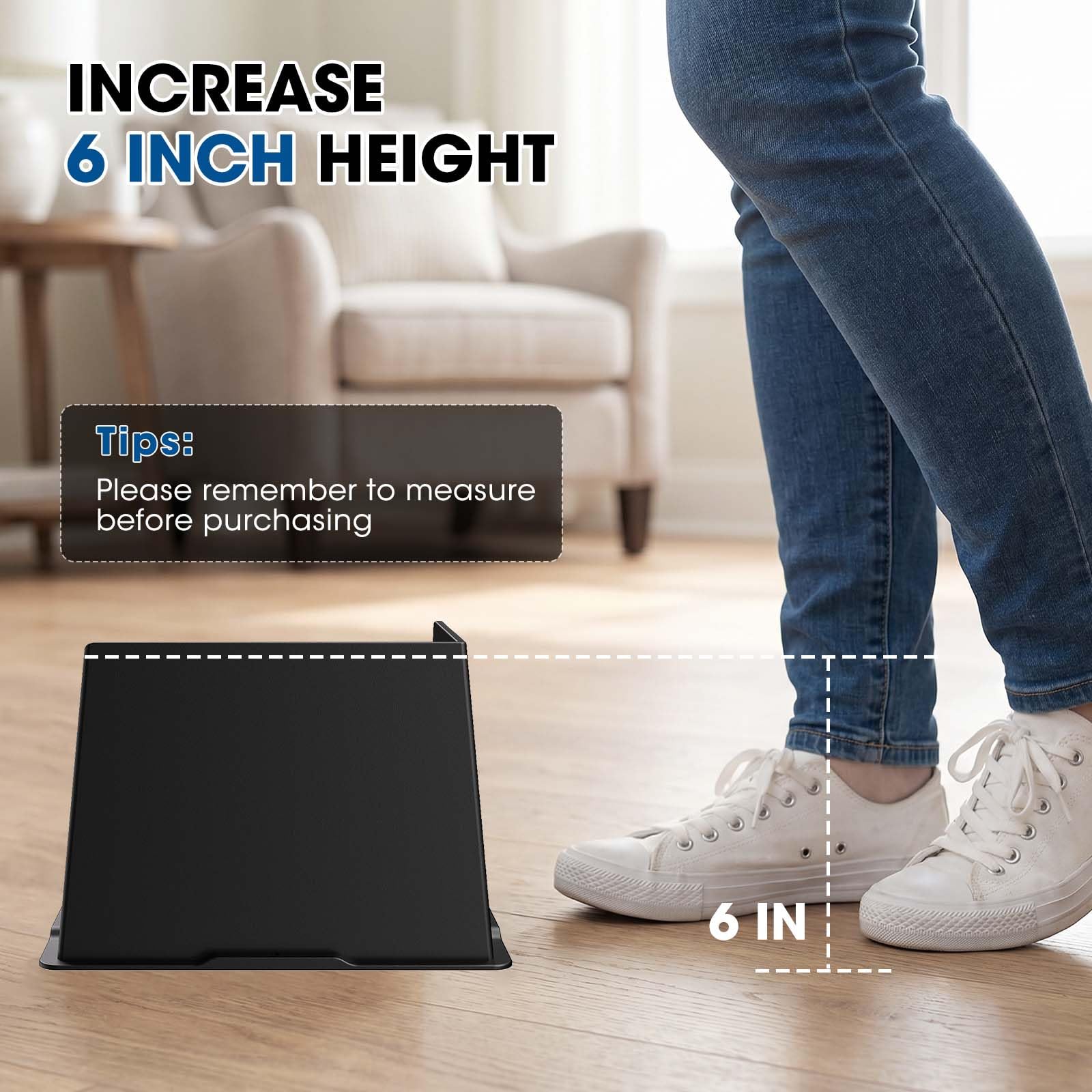 MYMULIKE rubber bottom layer image shows floor protection and shock absorption