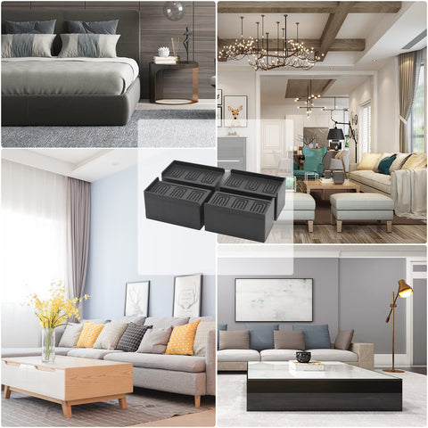 MYMULIKE elevated sofa in living room demonstrating improved storage and stability