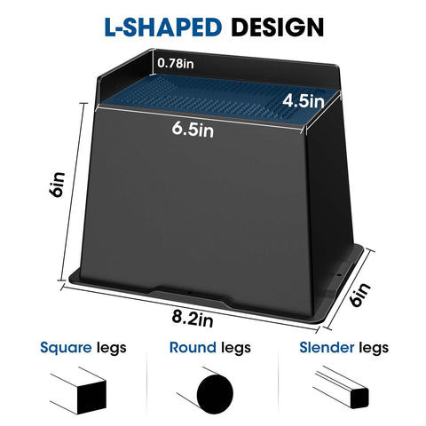 MYMULIKE close-up of enlarged top surface highlights secure furniture contact