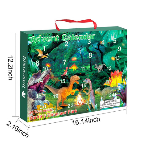 Myouth child opening calendar door, promotes hands-on holiday activity