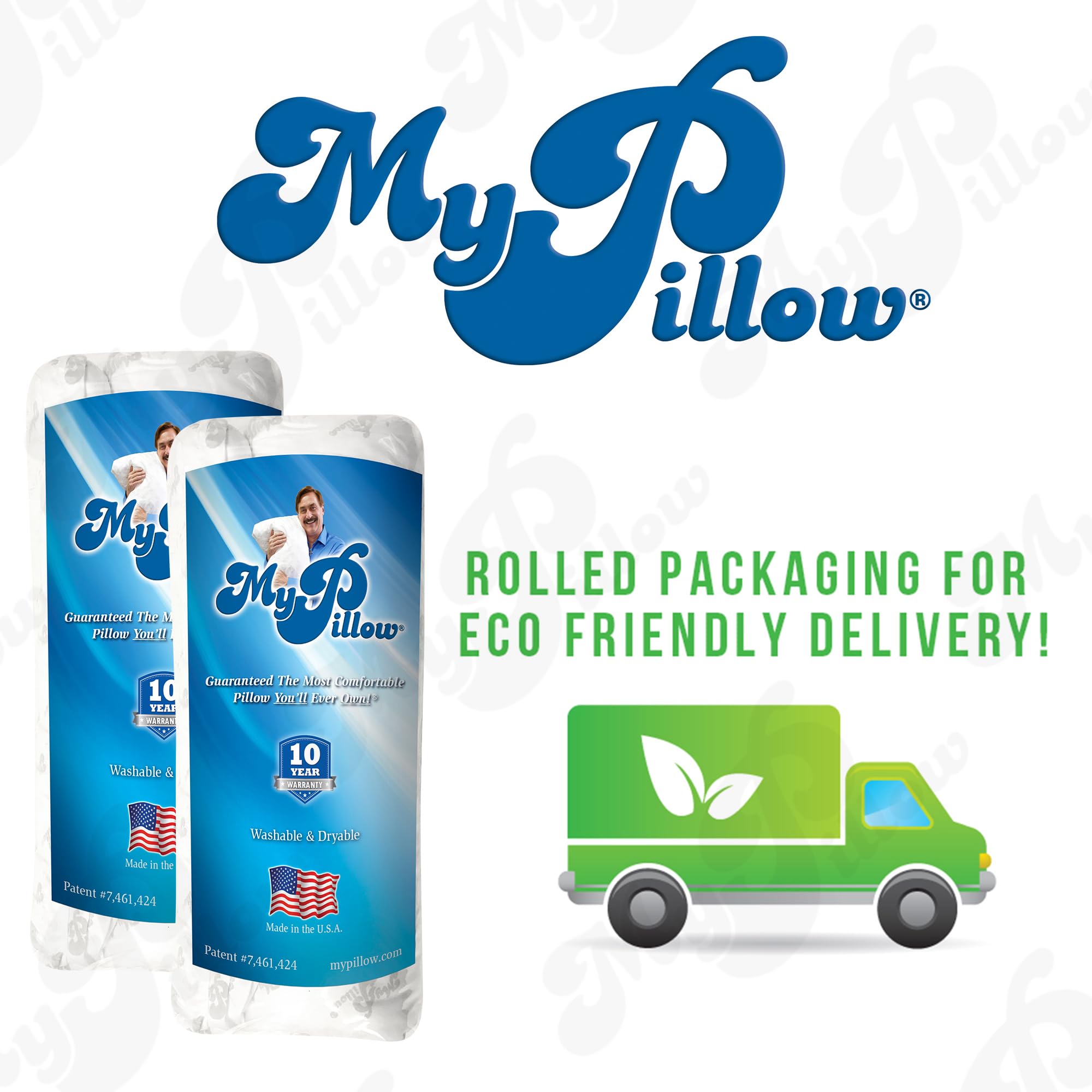 MyPillow adjustable-fill zipper open showing easy customization and quick shaping