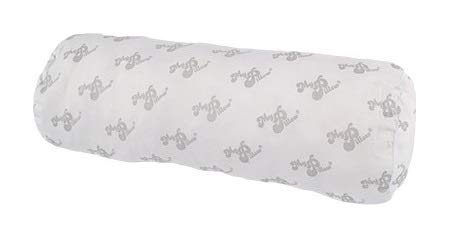MyPillow bolster next to ruler showing 6x18 dimensions for accurate size and portability