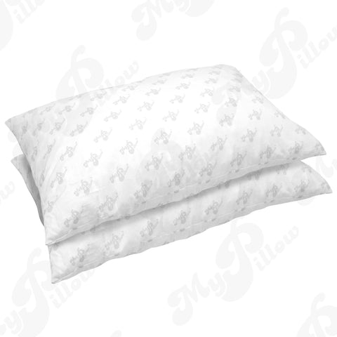 MyPillow Classic pair placed on bed illustrating matching look for bedroom styling