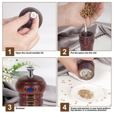 MYRAINBOW open gift box with grinders displayed showing ready-to-gift presentation and elegance
