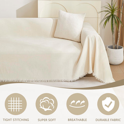 MYSKY HOME chenille fabric close-up highlighting soft texture and durability
