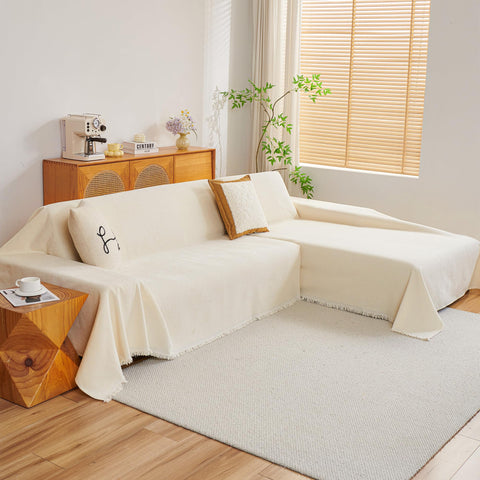 MYSKY HOME chenille fabric close-up highlighting soft texture and durable weave