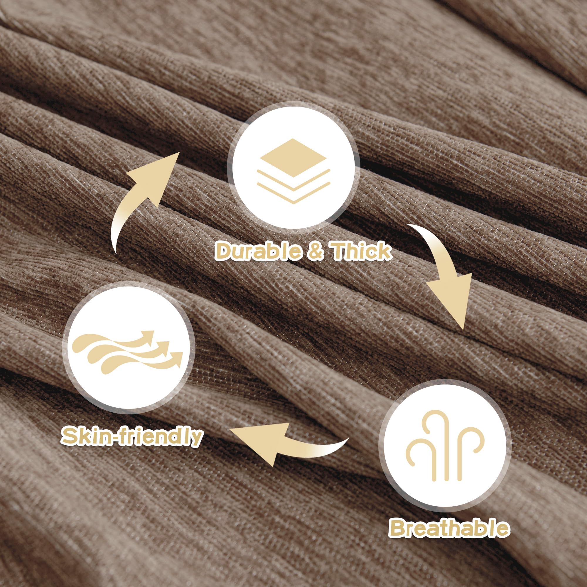 MYSKY HOME pet on sofa with cover showing hair resistance and comfort benefits