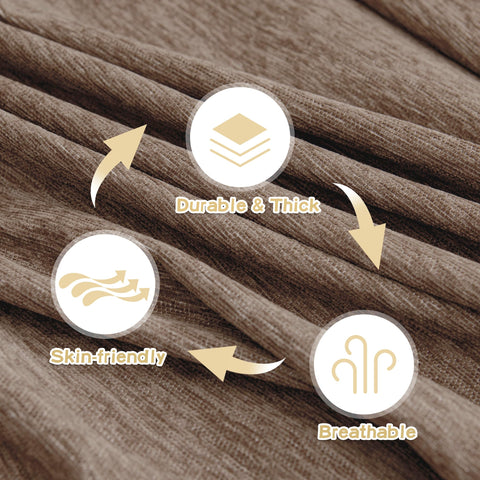 MYSKY HOME pet on sofa with cover showing hair resistance and comfort benefits