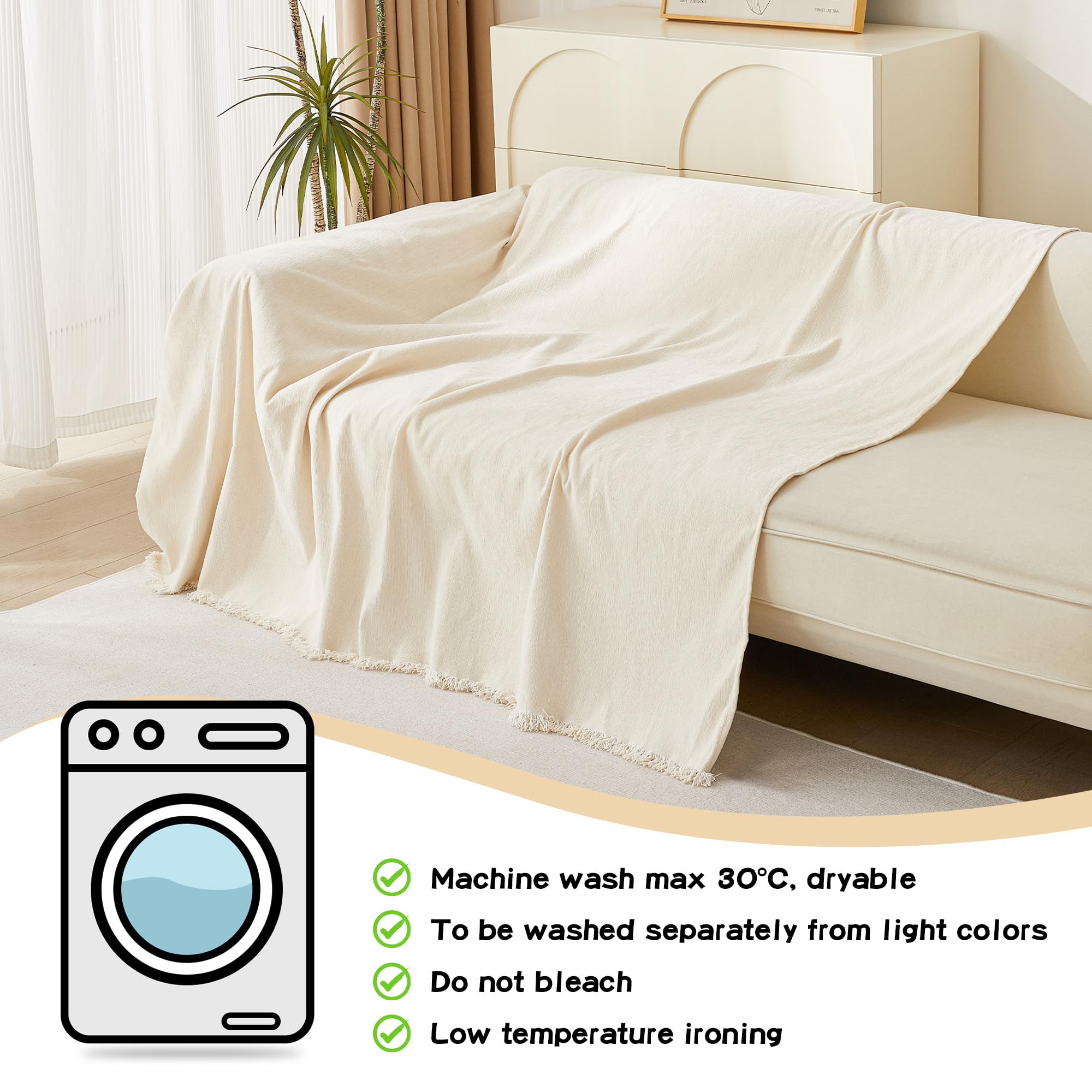 MYSKY HOME cover protecting sofa from pet claws demonstrating furniture protection