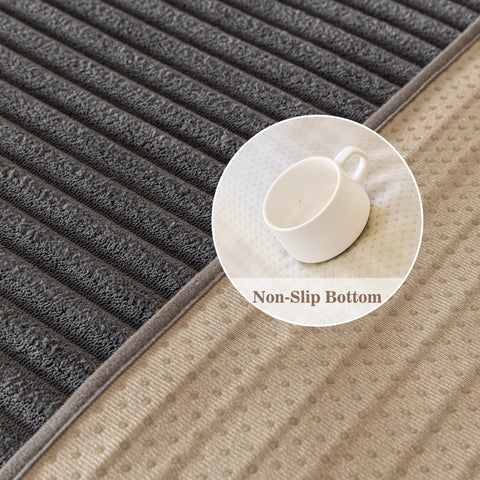 MYSKY HOME cover on sofa with dog demonstrating pet-friendly durability