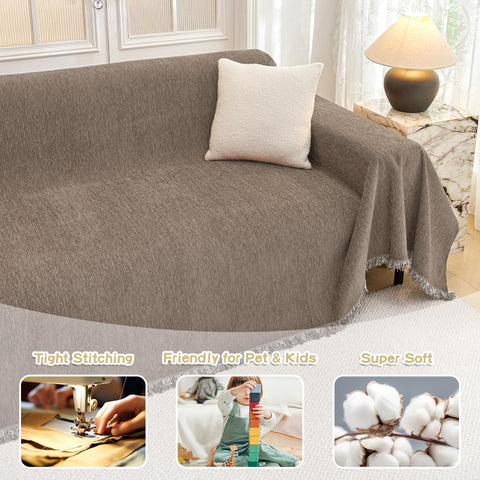 MYSKY HOME tassel edge detail showing neat trim and decorative finish