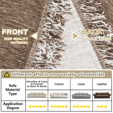MYSKY HOME care label close-up showing washable instructions for easy maintenance