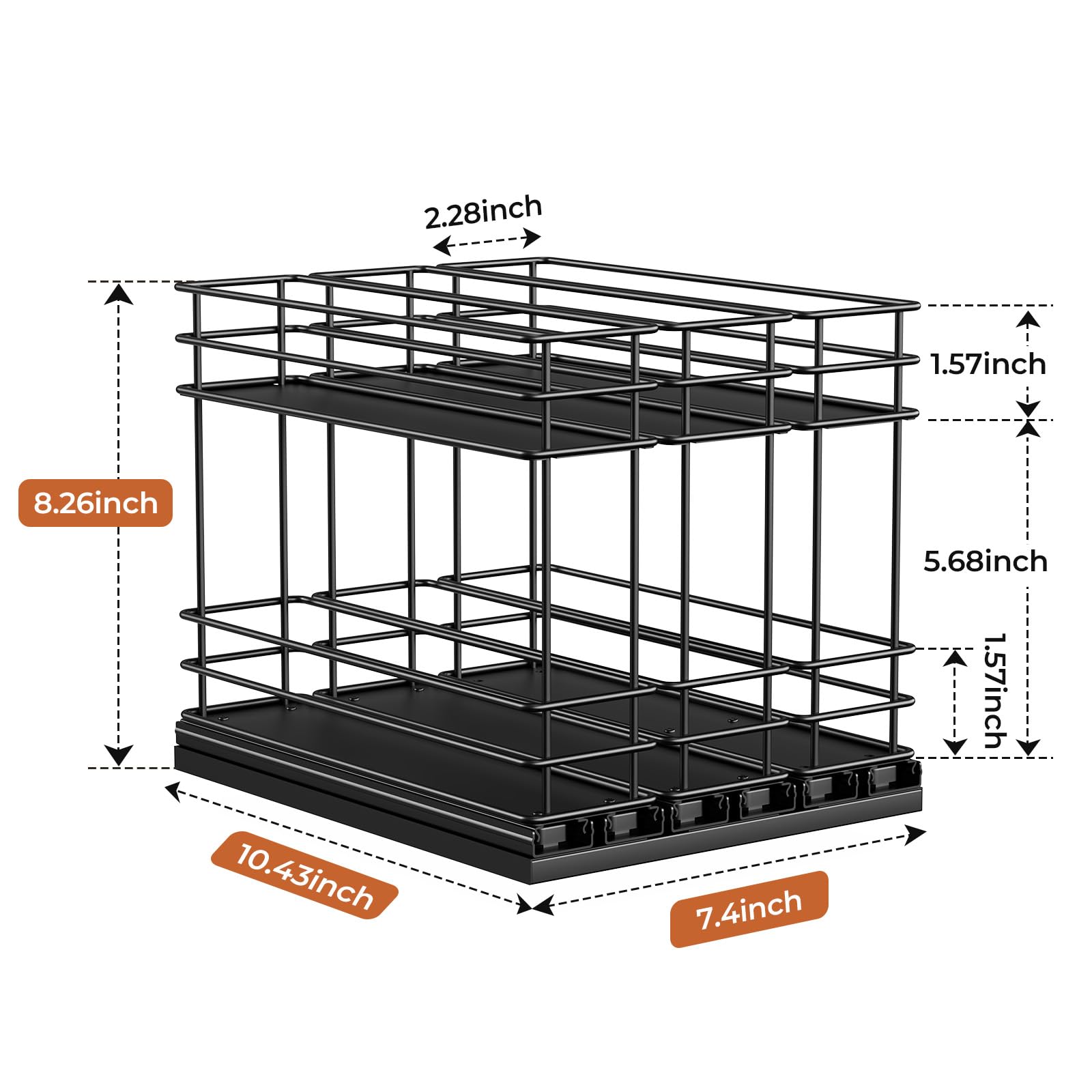 Mystozer dual rails close-up showing smooth slide and stable access