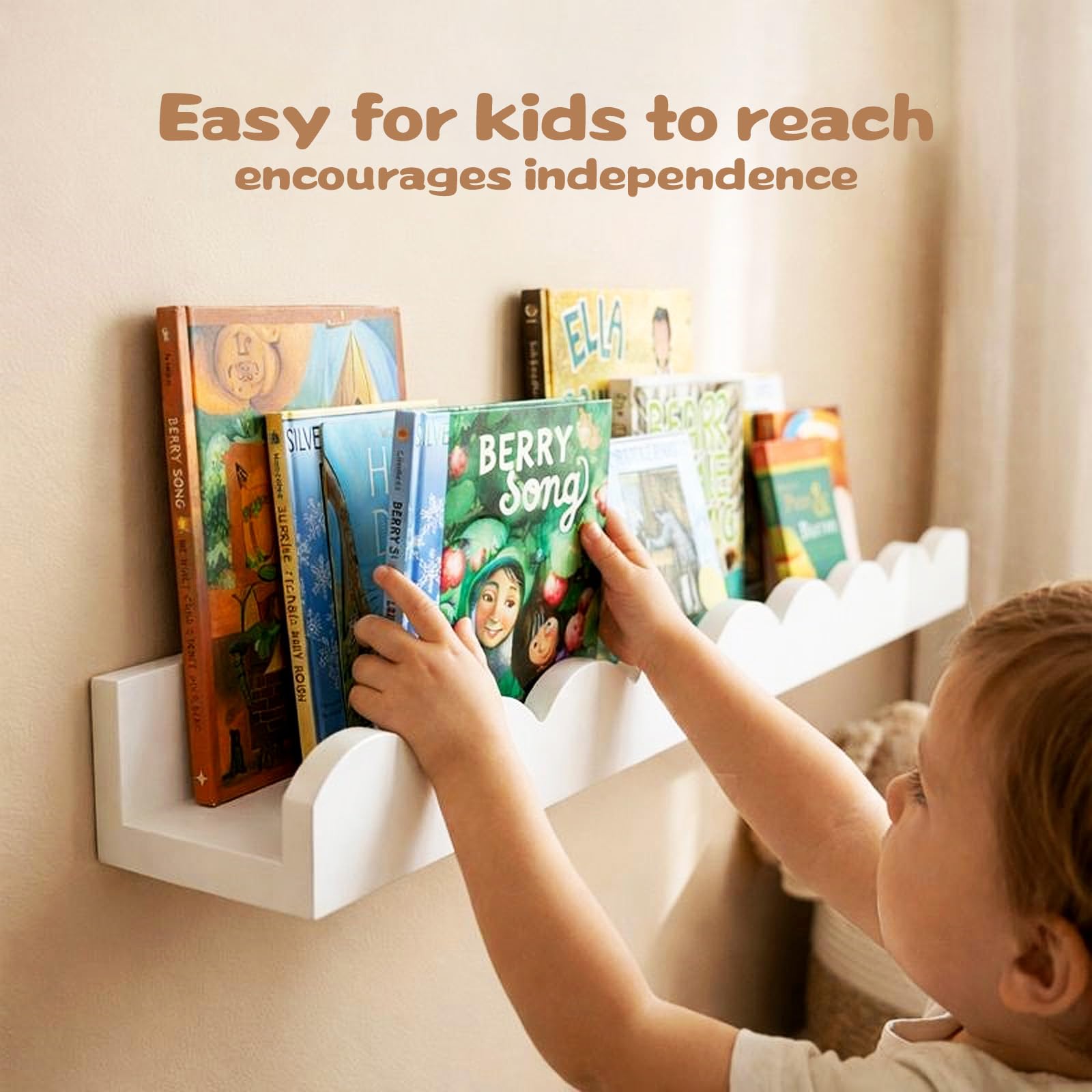 MZJZBN shelves with books and decor creating an organized display