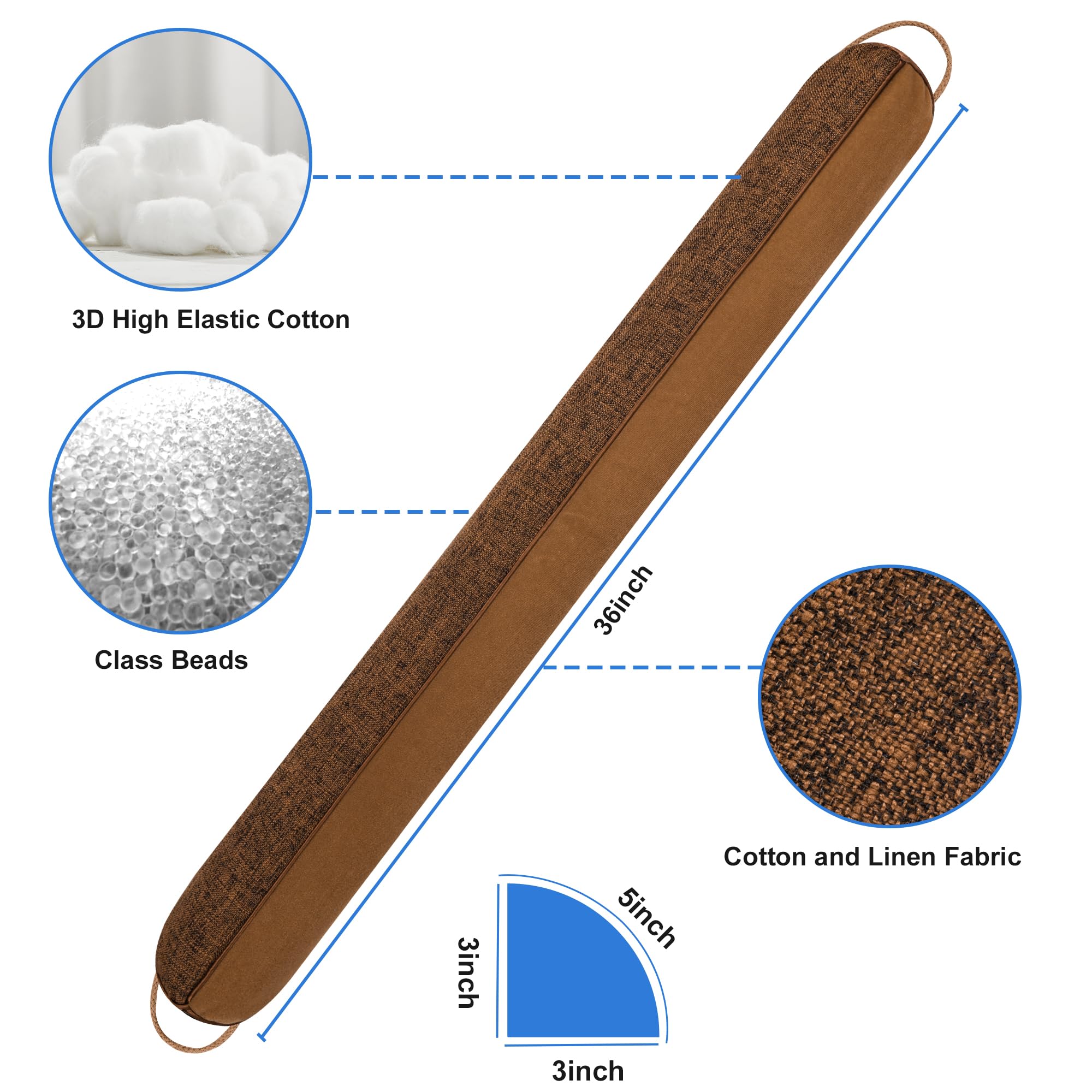 nabowan close-up of glass bead filling providing steady weight benefit