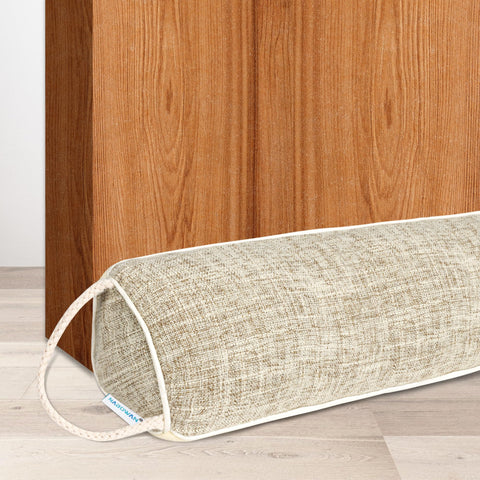 NABOWAN front view of 38-inch door draft stopper showing full length and fit benefits