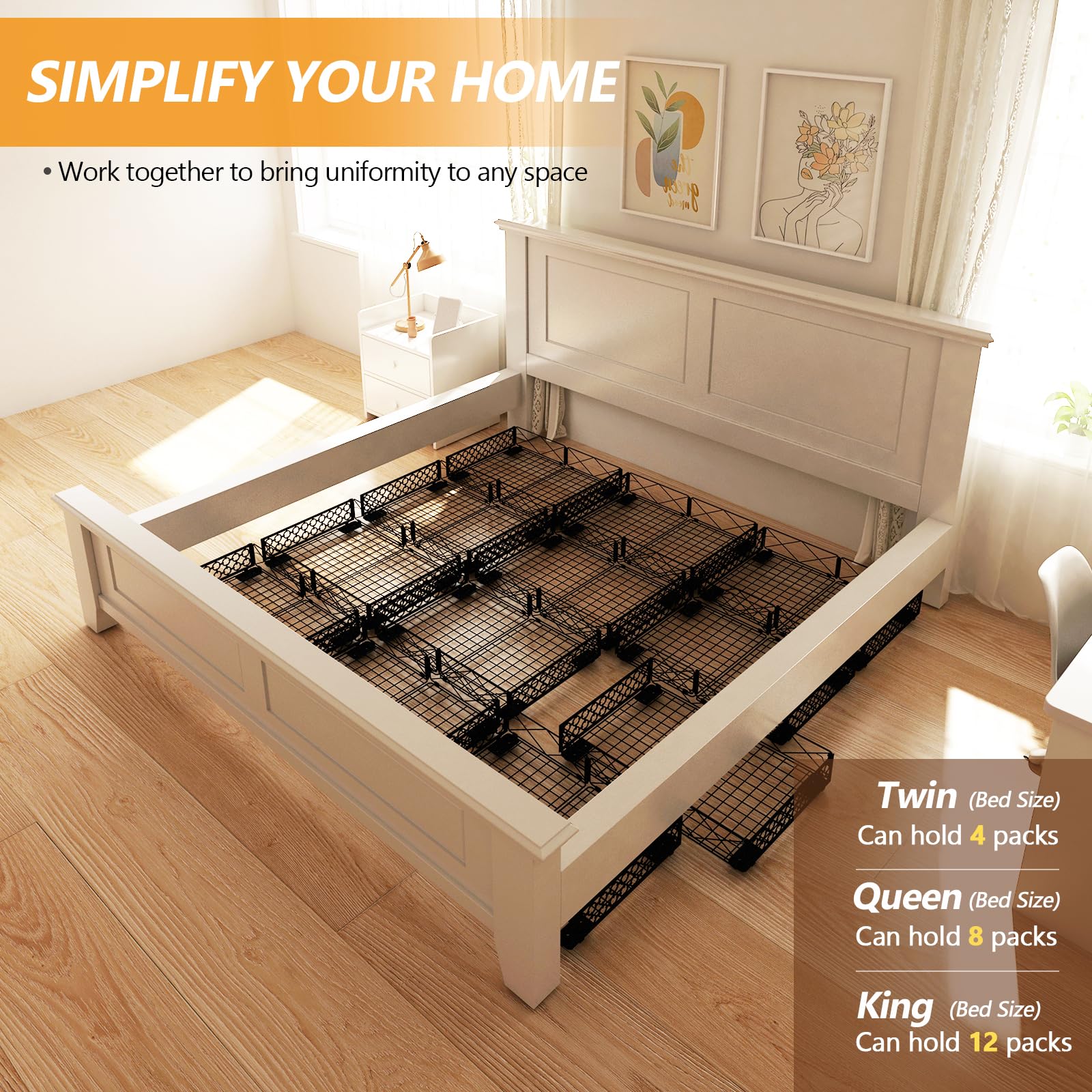 NADAMOO folded flat for compact storage to save space when not in use