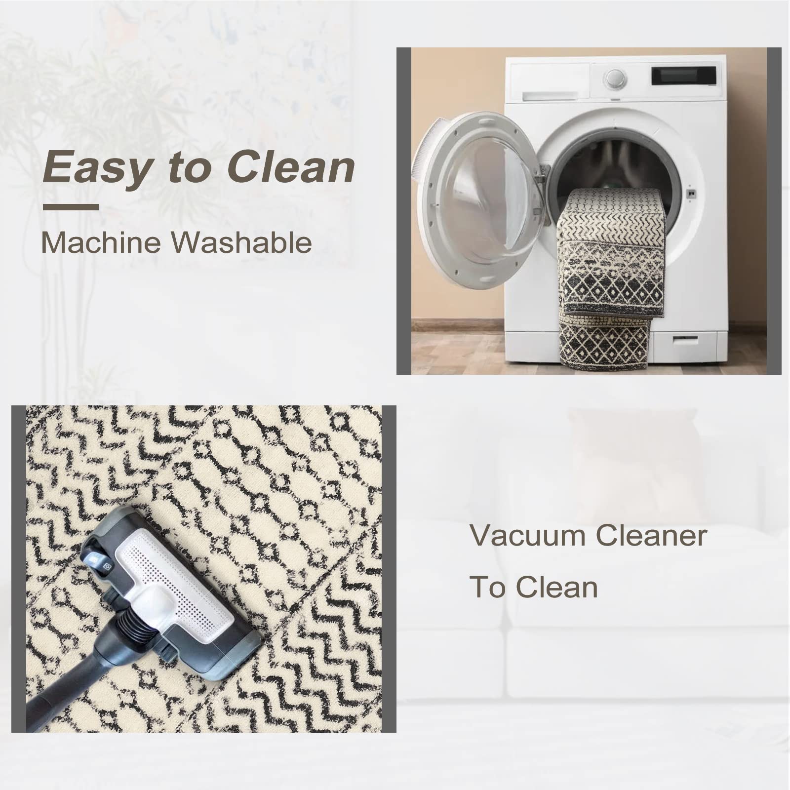 Nailttos runner placed in a kitchen demonstrating anti-fatigue, easy-clean benefits
