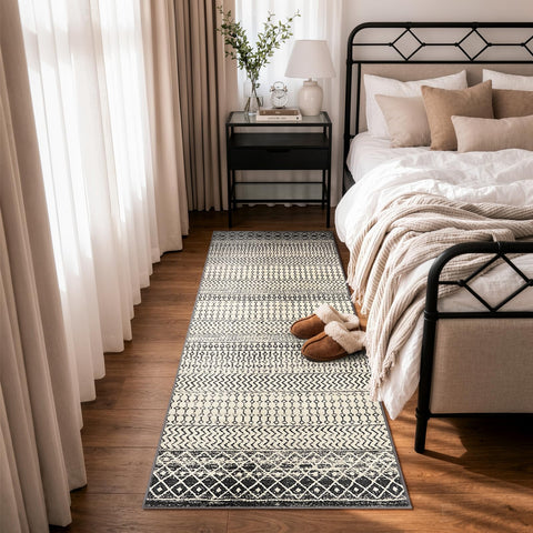 Nailttos geometric Moroccan pattern detail adding visual interest and neutral tone