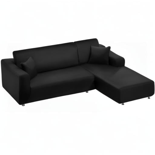NAISI lifestyle living room with covered sectional showing refreshed decor
