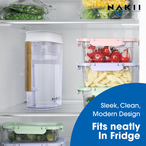 Nakii product box and manual indicating included components and setup