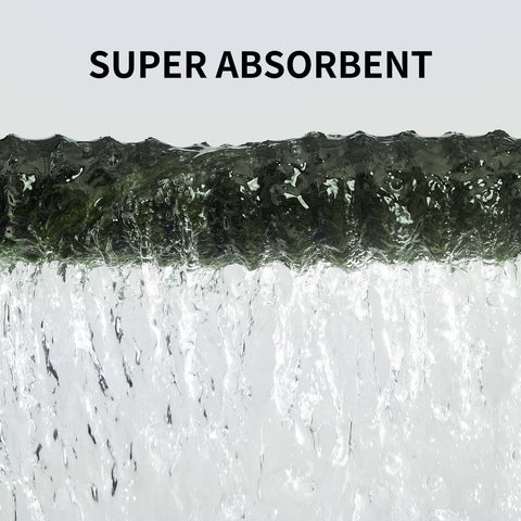 NALIVO bath sheet beside person to show true 40x80 size