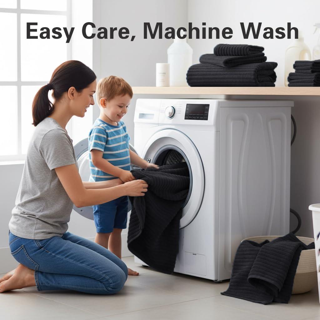 NALIVO vacuum-packed towels in shipping box emphasizing compact delivery and space savings