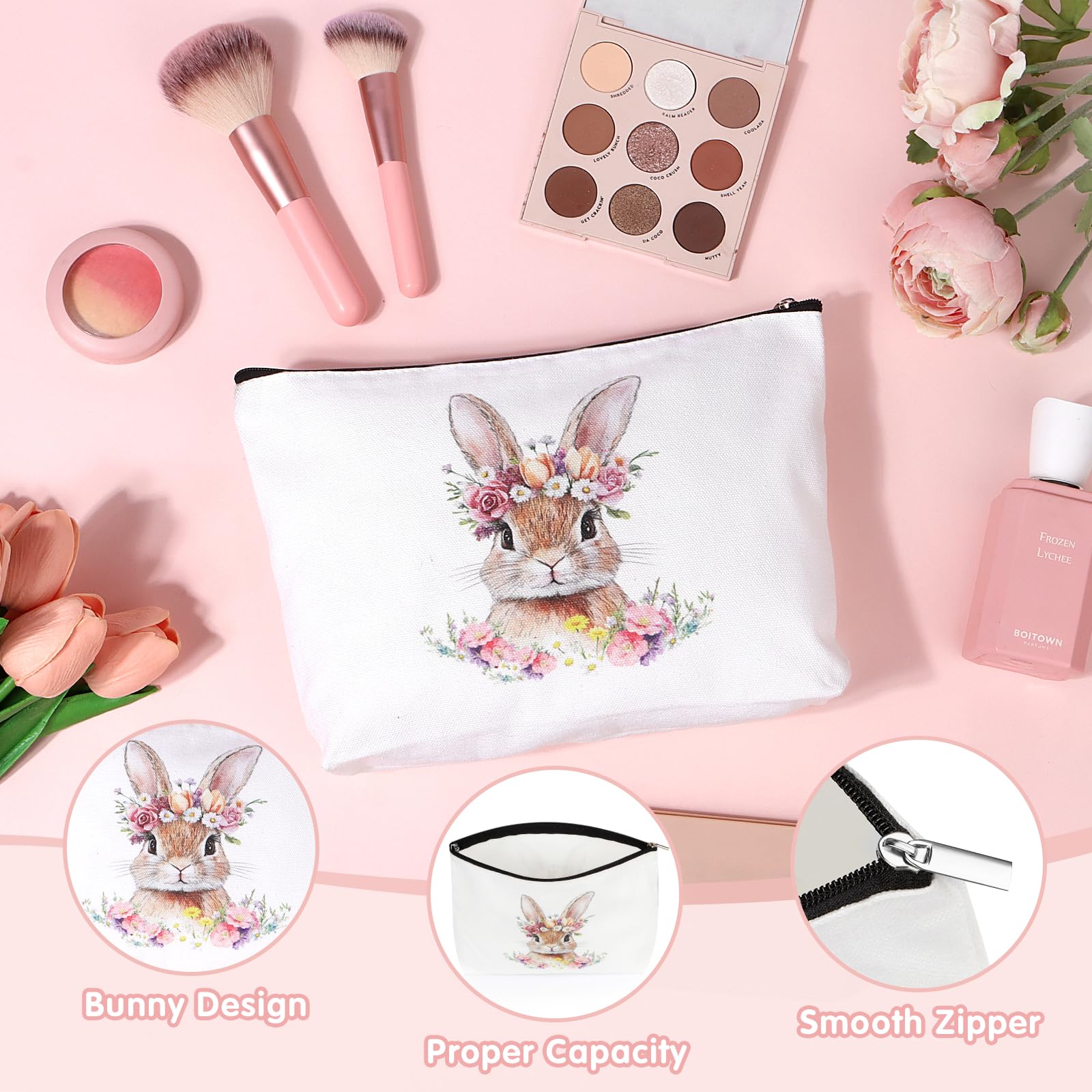Nanadaya bunny socks flat lay highlighting soft fabric and cozy wearability