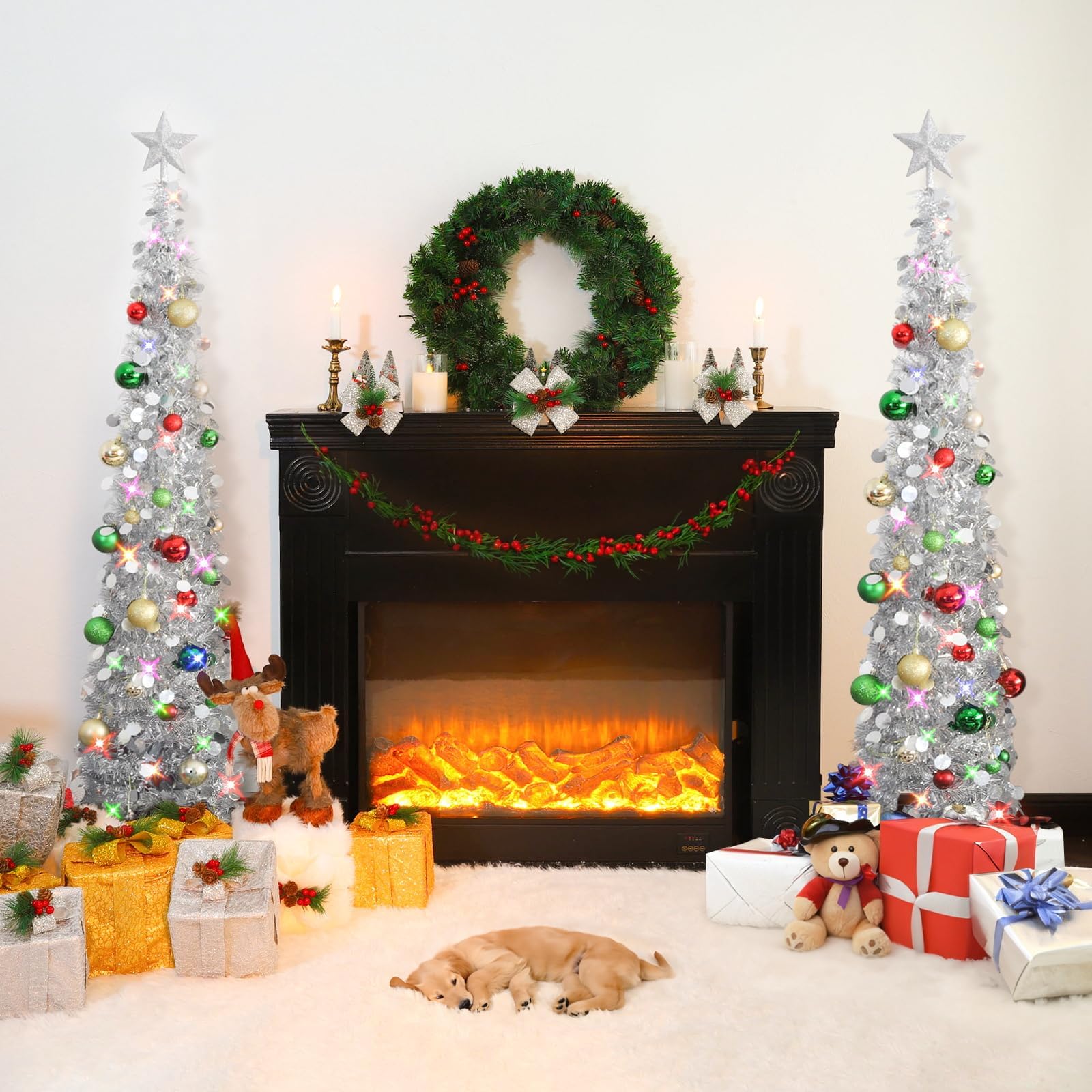 N&T NIETING disassembled tree components packed flat for compact seasonal storage