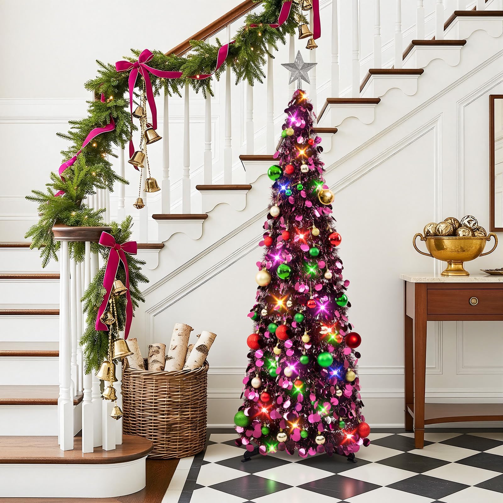 N&T NIETING 3D star topper close-up showing glitter finish and instant focal point