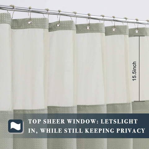 N&Y HOME set of 12 rust-resistant metal hooks included for smooth sliding
