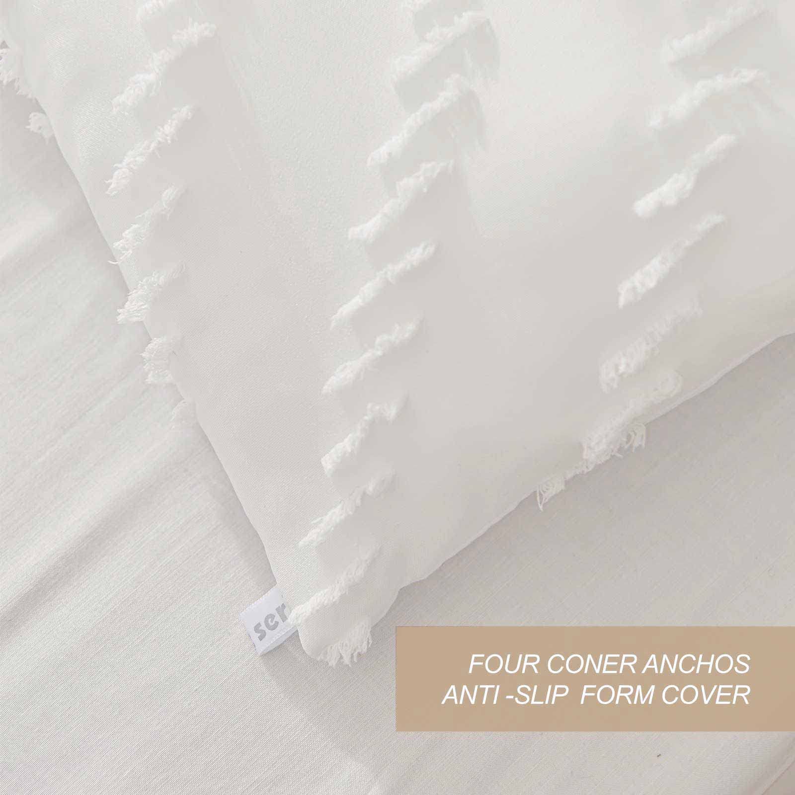 Nanko folded comforter ready for storage showing packability and easy care benefit