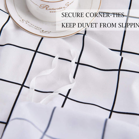 Nanko duvet in a styled bedroom demonstrating modern look and easy pairing benefit