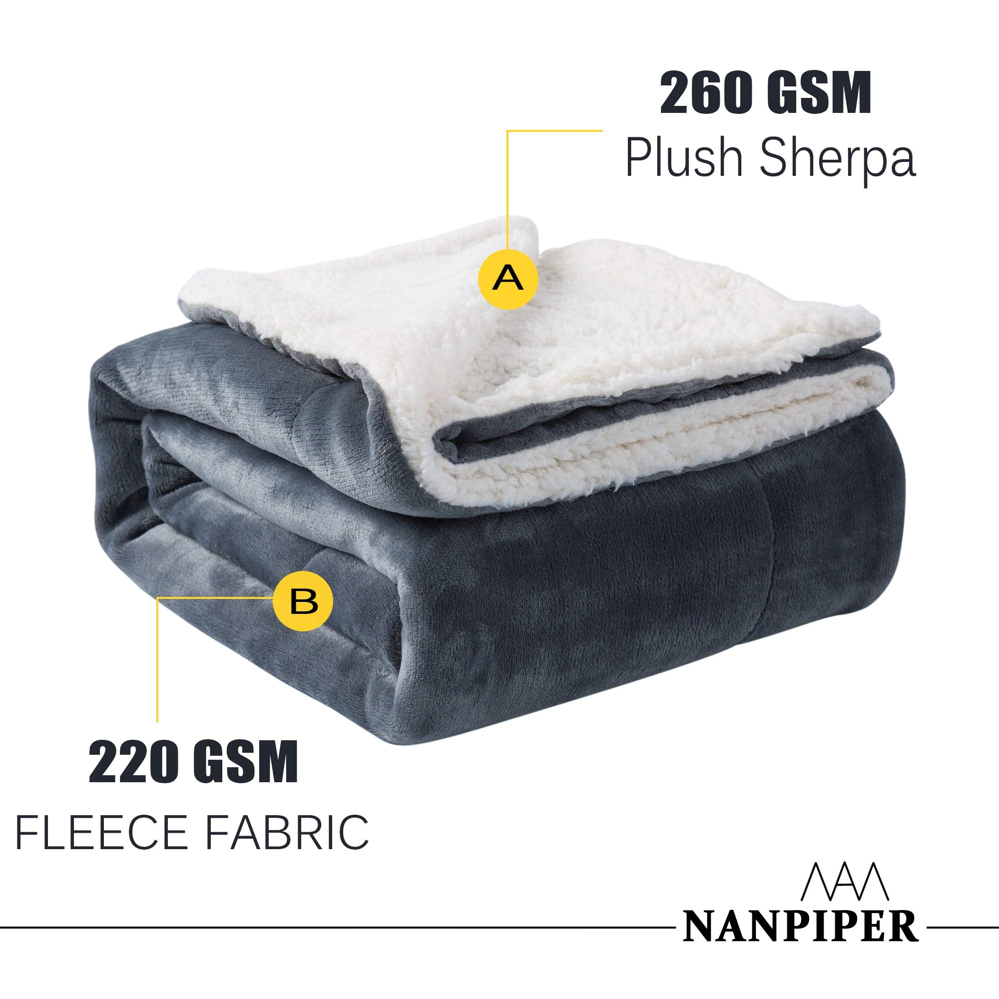 NANPIPER flannel texture detail showing smooth soft touch