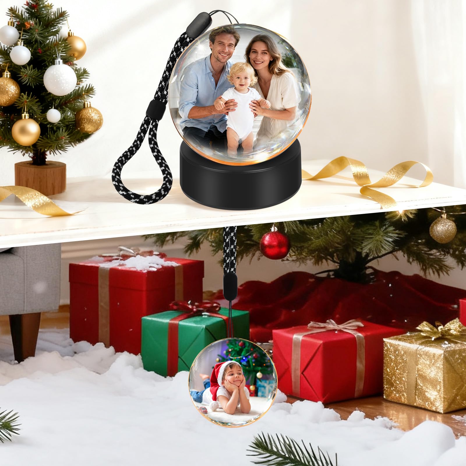 NANSIKE orb with box and USB cable, showing included accessories and ready-to-gift presentation