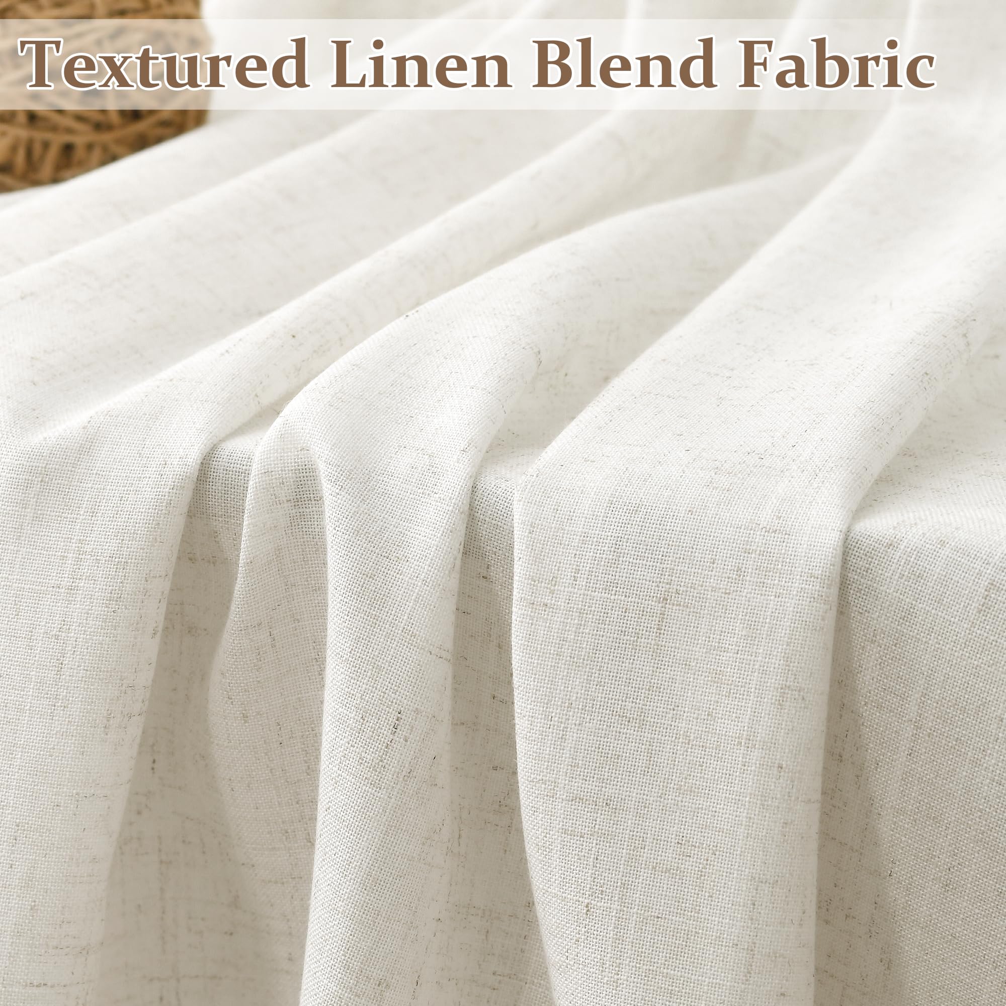 Nanspring close-up of linen texture and weave highlighting natural appearance