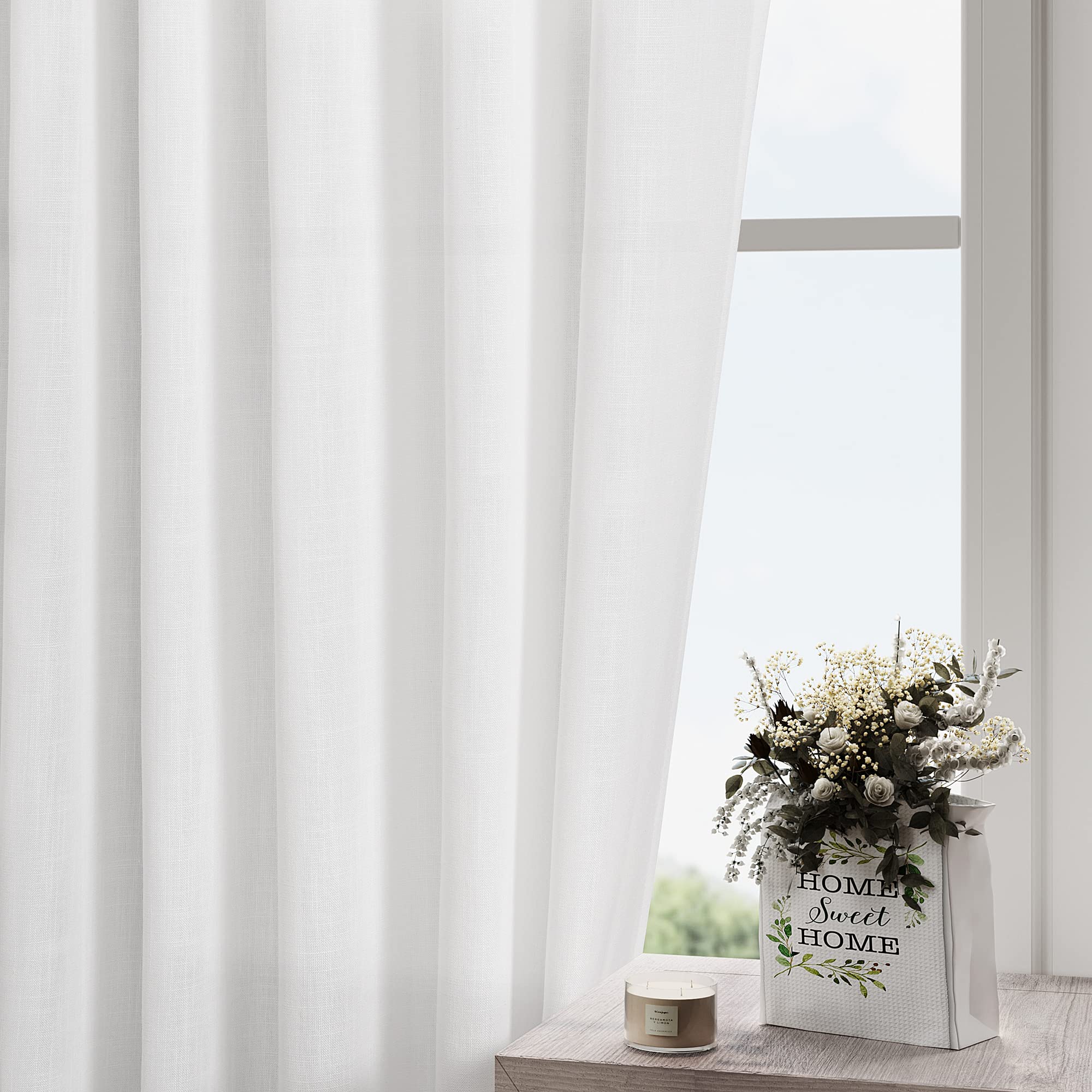 Nanspring panels in dining room filtering sunlight for a cozy atmosphere
