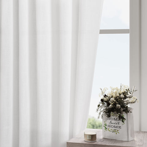 Nanspring panels in dining room filtering sunlight for a cozy atmosphere