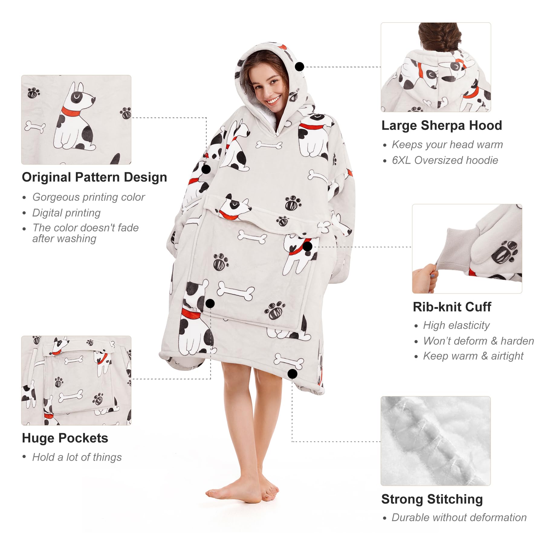 Narecte kangaroo pocket detail holding phone and snack for hands-free convenience