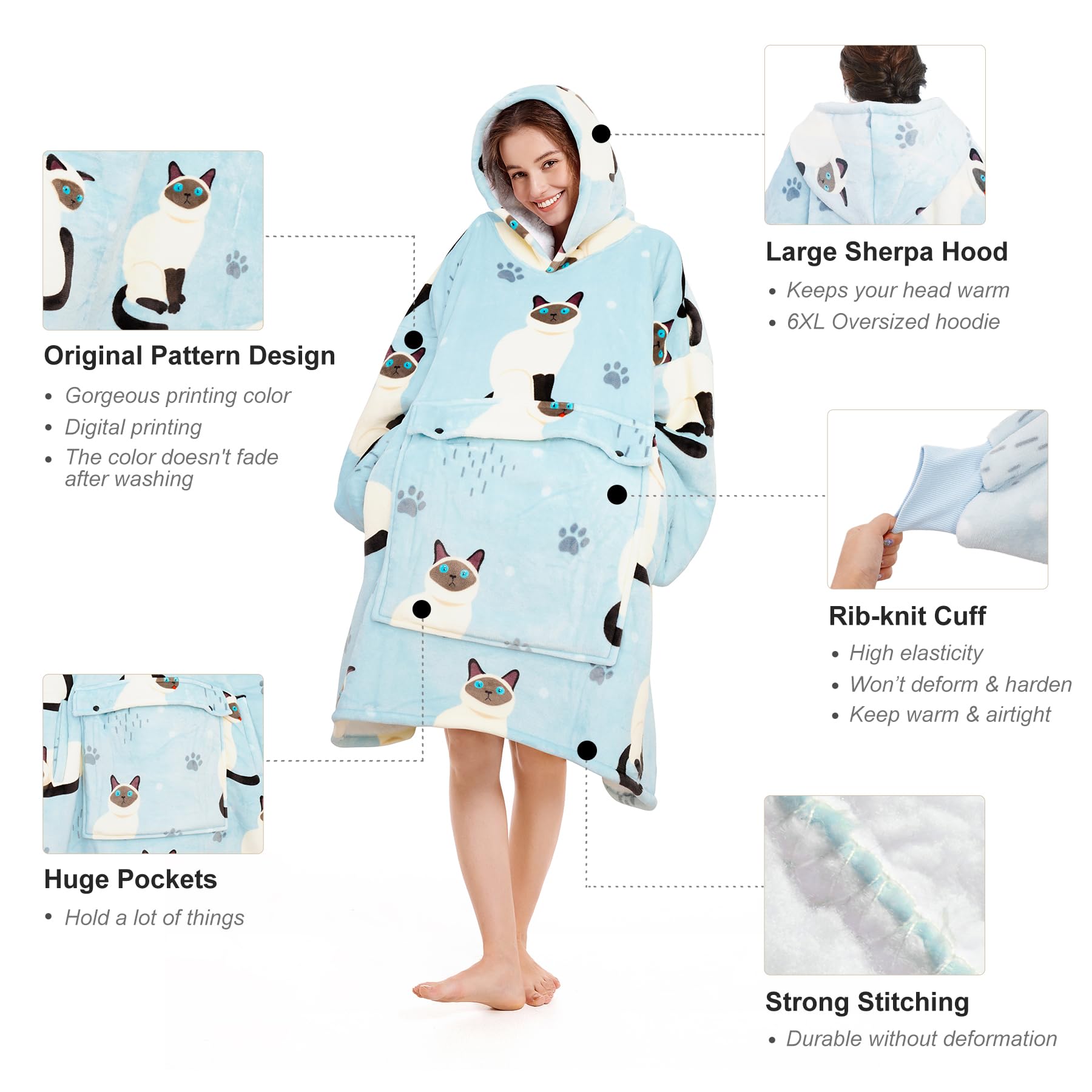 Narecte kangaroo pocket detail holding phone and snacks for convenience