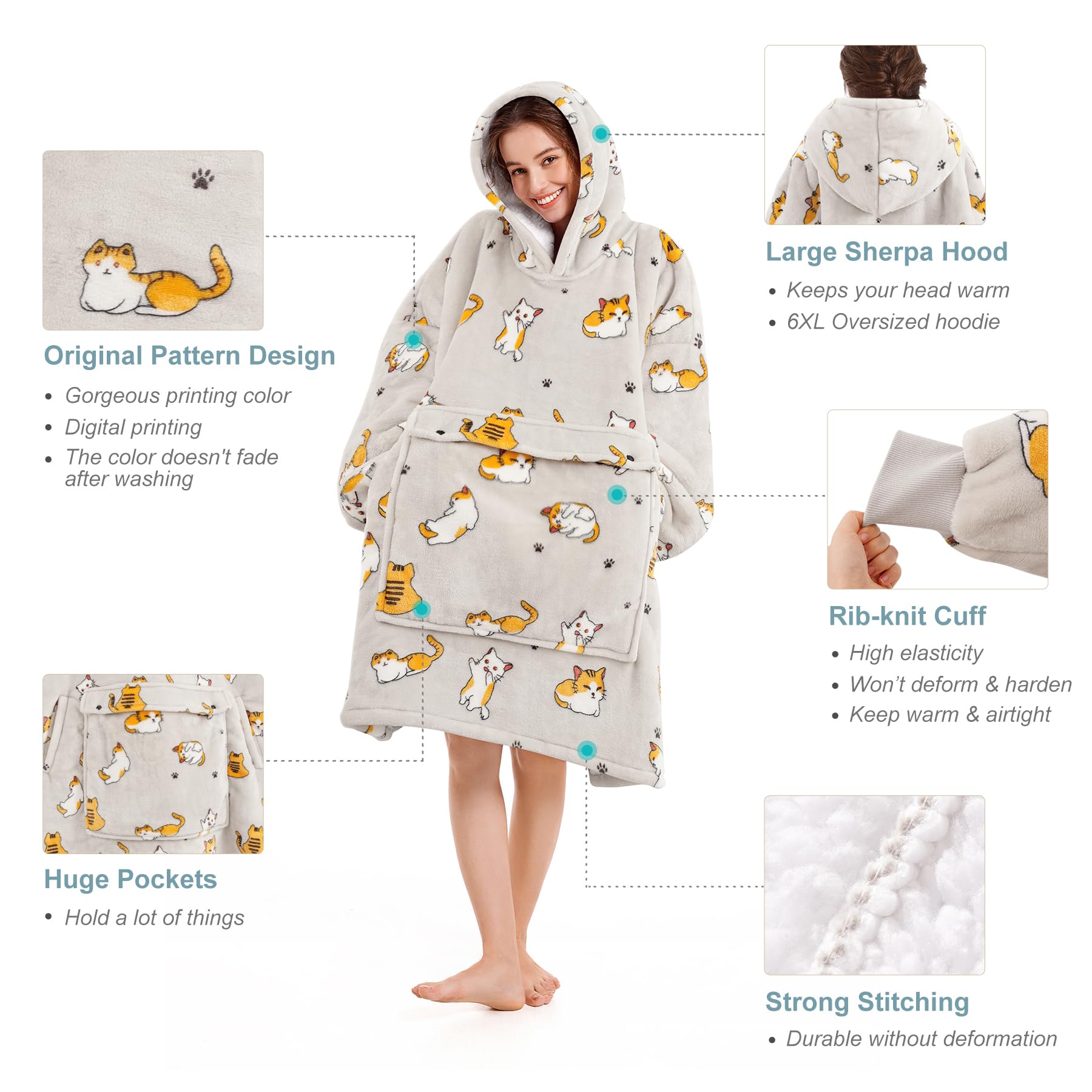 narecte kangaroo pocket detail displaying storage convenience and comfort