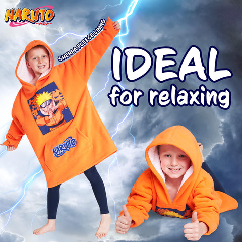 NARUTO kangaroo pocket detail, practical hand-warming benefit